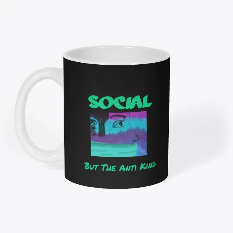 Anti Social Teal design