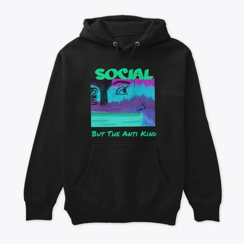 Anti Social Teal design