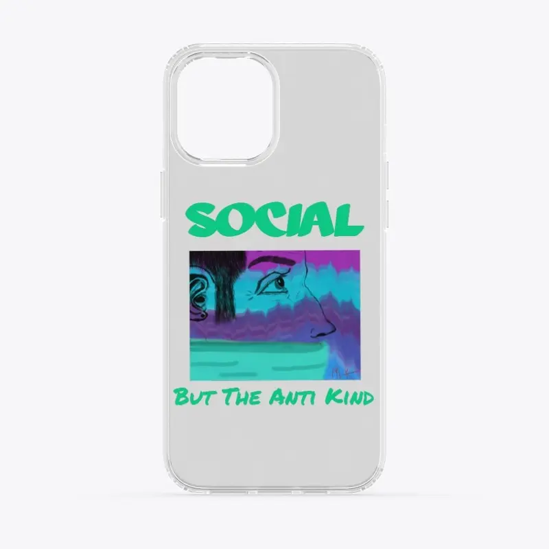 Anti Social Teal design