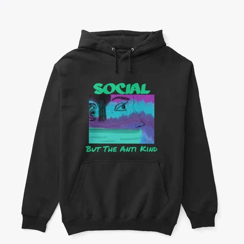 Anti Social Teal design