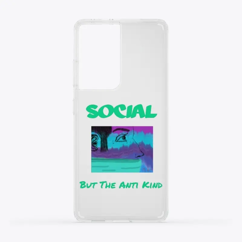 Anti Social Teal design