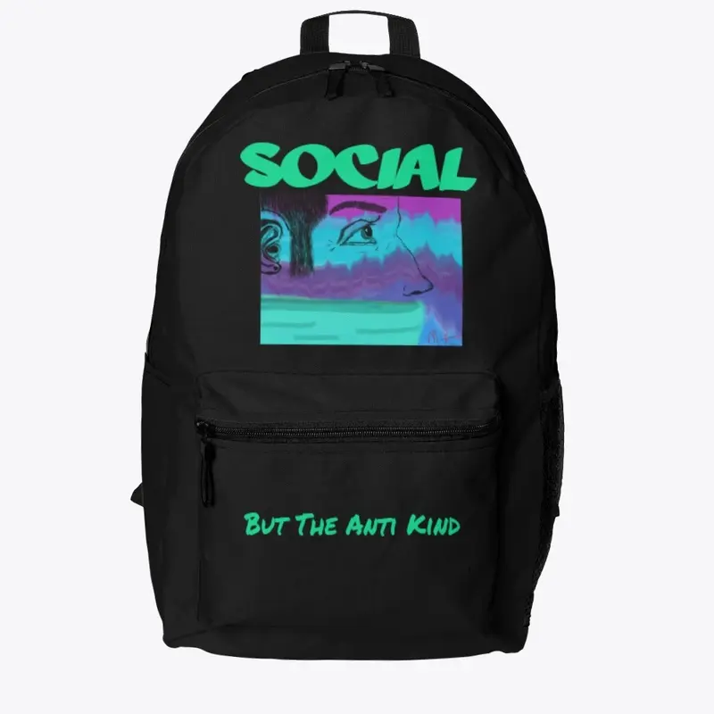 Anti Social Teal design