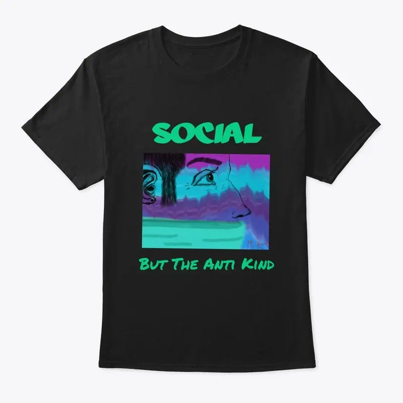 Anti Social Teal design